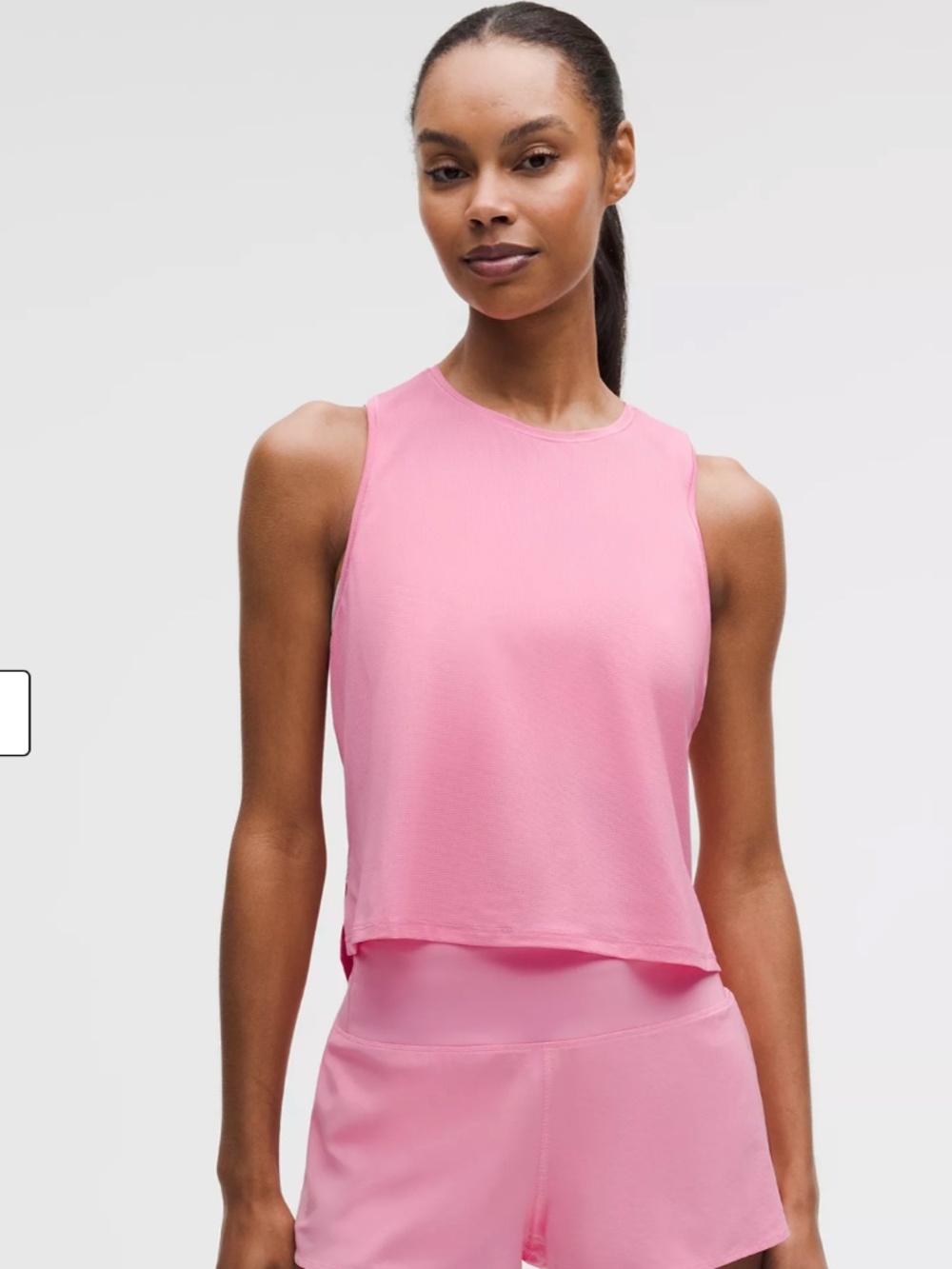 Lightweight Waist-Length Running Tank Top